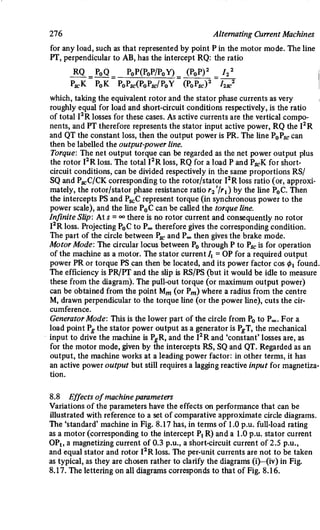 M. G. Say alternating current machines