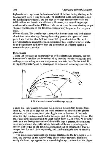 M. G. Say alternating current machines