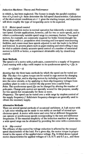 M. G. Say alternating current machines