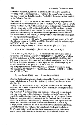 M. G. Say alternating current machines