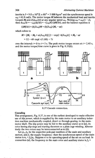 M. G. Say alternating current machines