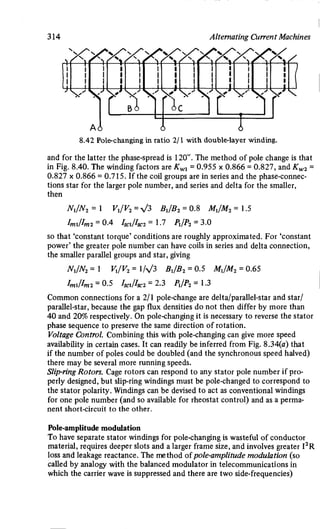 M. G. Say alternating current machines