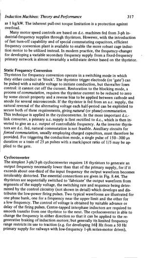 M. G. Say alternating current machines