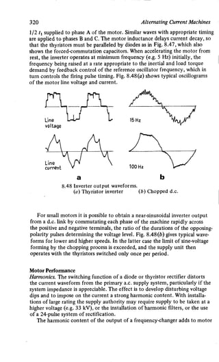 M. G. Say alternating current machines