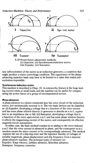 M. G. Say alternating current machines