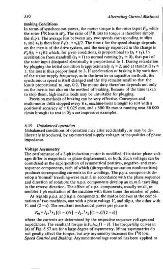 M. G. Say alternating current machines