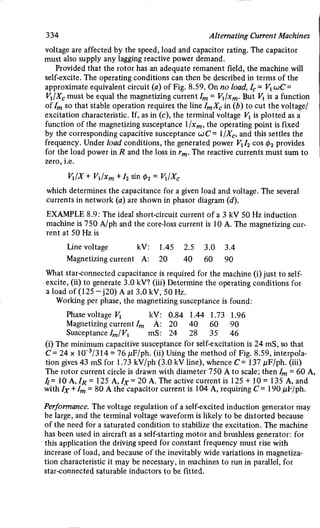 M. G. Say alternating current machines