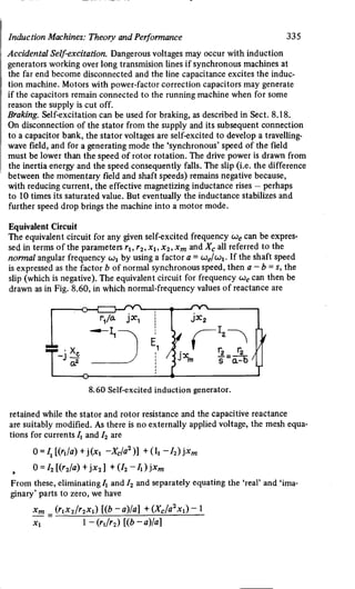 M. G. Say alternating current machines