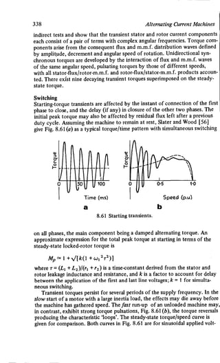 M. G. Say alternating current machines
