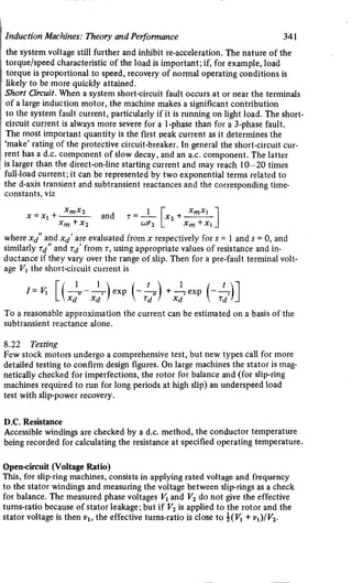 M. G. Say alternating current machines