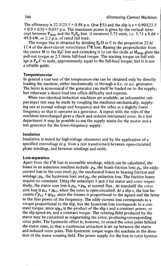 M. G. Say alternating current machines