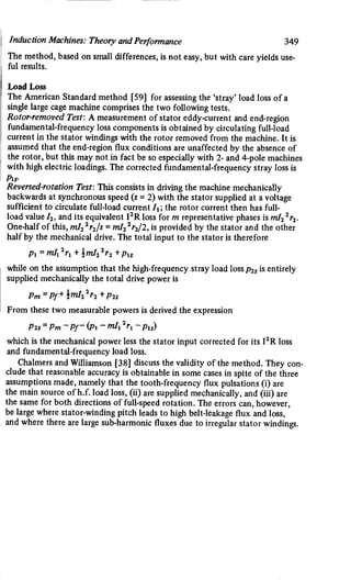 M. G. Say alternating current machines