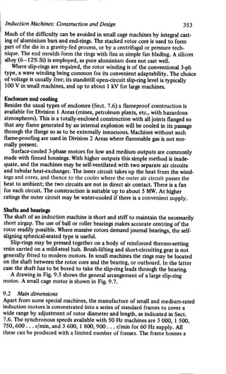 M. G. Say alternating current machines