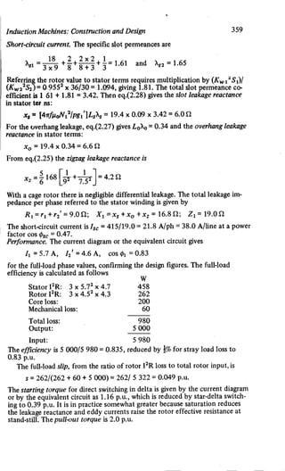 M. G. Say alternating current machines