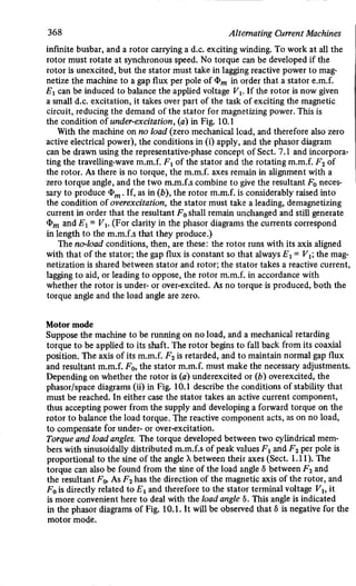 M. G. Say alternating current machines