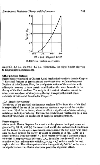 M. G. Say alternating current machines