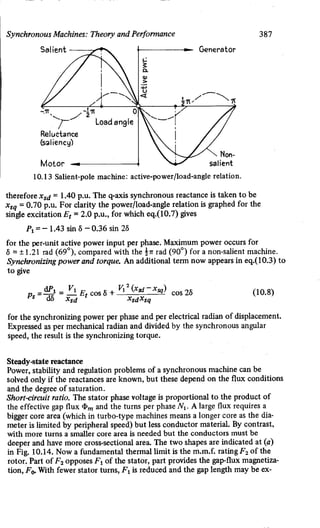 M. G. Say alternating current machines