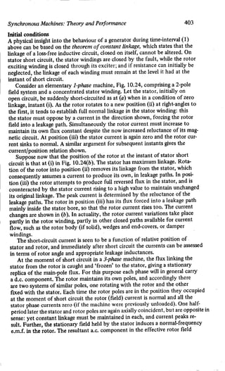 M. G. Say alternating current machines