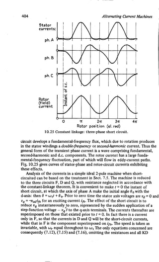 M. G. Say alternating current machines