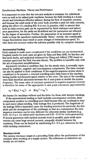 M. G. Say alternating current machines