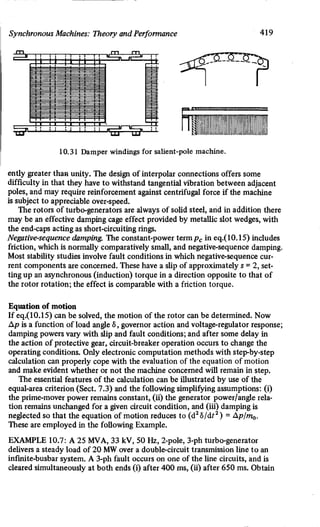 M. G. Say alternating current machines