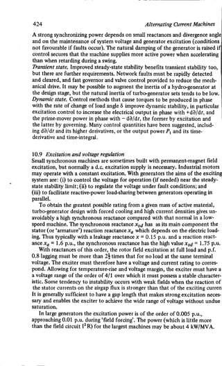 M. G. Say alternating current machines