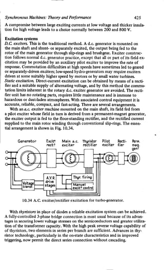 M. G. Say alternating current machines