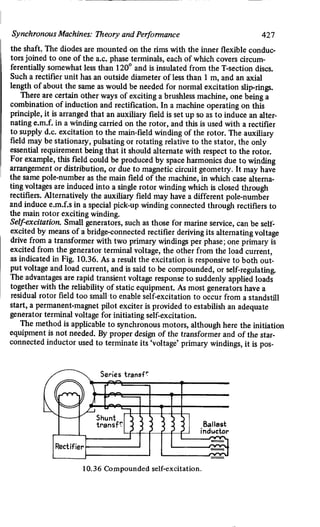 M. G. Say alternating current machines