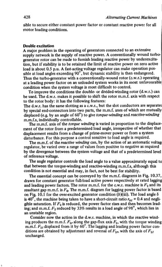 M. G. Say alternating current machines