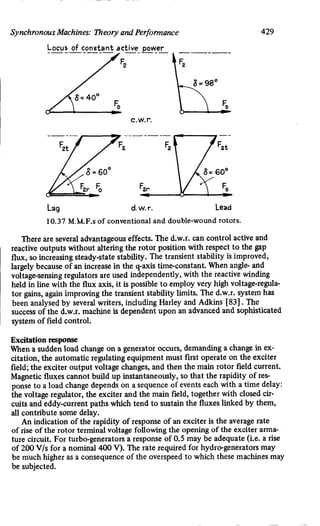 M. G. Say alternating current machines