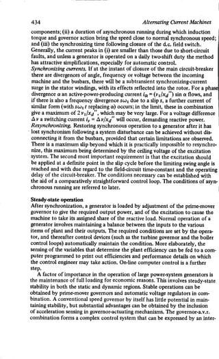 M. G. Say alternating current machines