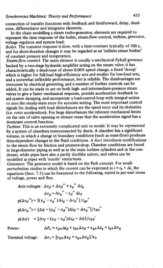 M. G. Say alternating current machines