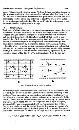 M. G. Say alternating current machines