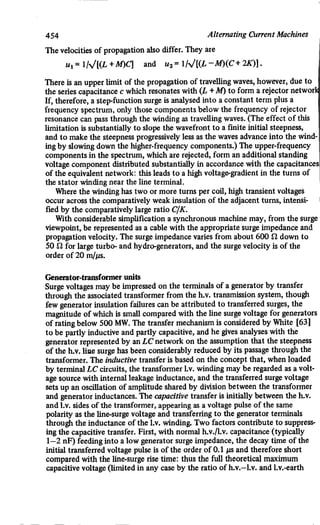 M. G. Say alternating current machines