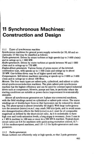 M. G. Say alternating current machines