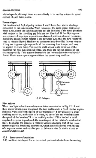 M. G. Say alternating current machines