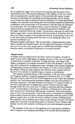 M. G. Say alternating current machines