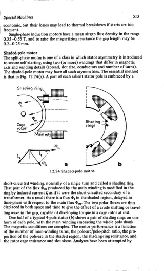 M. G. Say alternating current machines