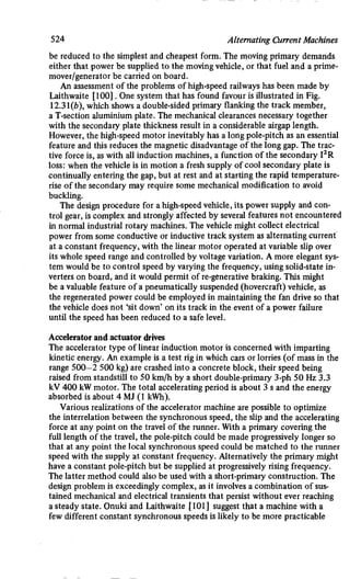 M. G. Say alternating current machines