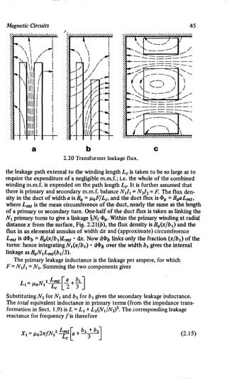 M. G. Say alternating current machines