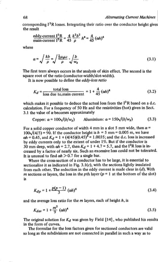 M. G. Say alternating current machines