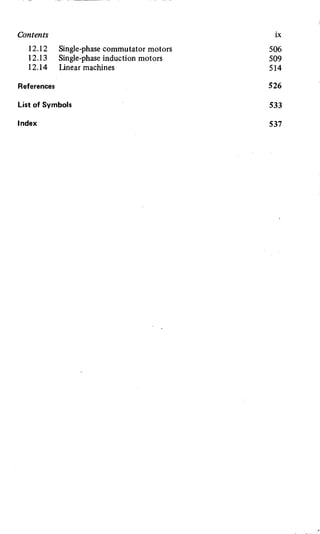 M. G. Say alternating current machines