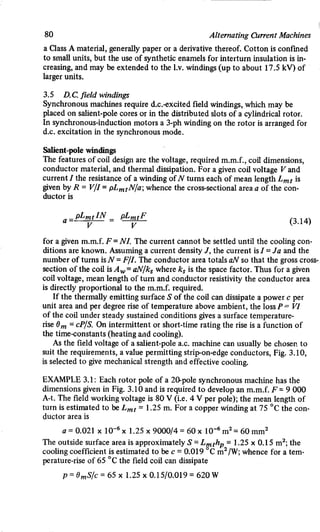 M. G. Say alternating current machines