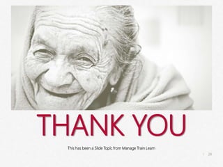 28
|
Say Cheese
Manage Train Learn Power Pics
THANK YOU
This has been a Slide Topic from Manage Train Learn
 