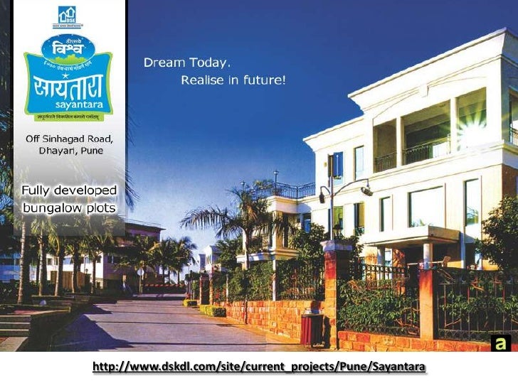 DSK Sayantara Offers fully Developed Bungalow Plots sinhagad road for
