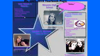 My 2009-2010 Yearbook Page:
 