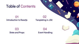 Say hello to react js - Day 1 | PPTX