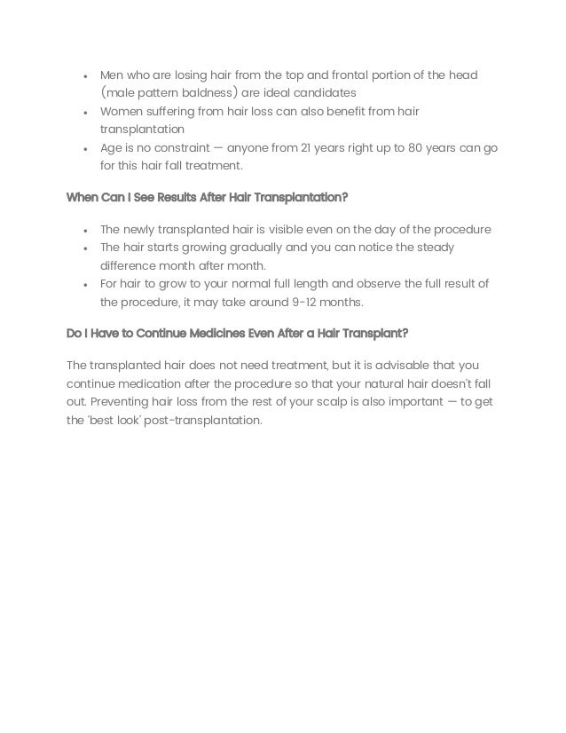 Say No To Baldness With Hair Transplant Surgery