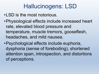 Lsd Perception Distortion Example Say no to Addiction- Drugs and Types | PPTX