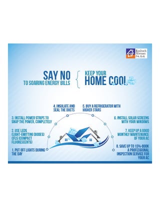 Say No To Soaring Energy Bills - Keep Your Home Cool